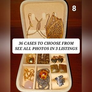HUGE SALE for VALENTINE'S!! 10pcs TRENDY JEWELRY in TRAVEL CASE [13-24] w/WRAP